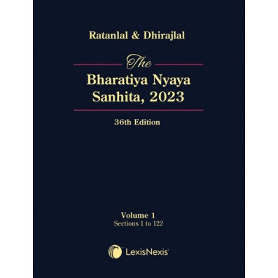 The Bharatiya Nyaya Sanhita, 2023 by Ratanlal & Dhirajlal in 2 Volumes