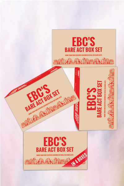 EBC - Bare Acts Box Set - Containing 256 Important Bare Acts and Rules (With 3 Complimentary Newly Released Criminal Major Bare Acts)