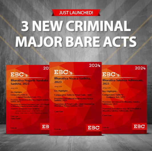 EBC's Combo of New Criminal Major Bare Acts by EBC